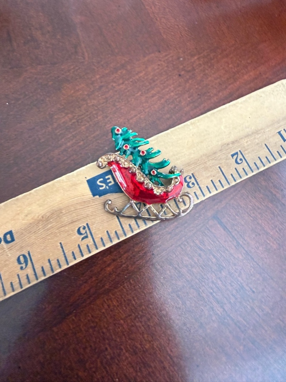 Vintage Sleigh Brooch